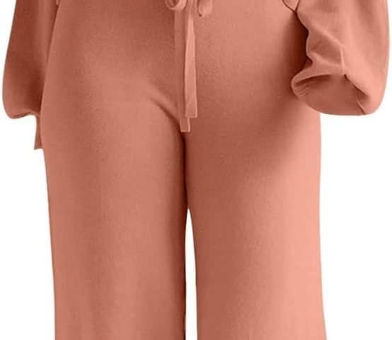 Cocila Workout Clothes Casual Two Piece Set For Women With Long Sleeve For A Slimming Feeling Spring Style To Work Coat Blue Women