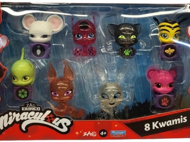 Miraculous Ladybug & Cat Noir Kwami Box Figures of 8 CV