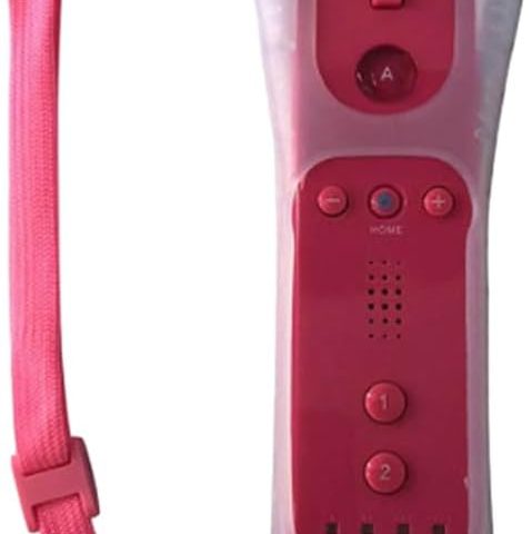 WUUISDNX Range Textured Remote Control for Easy Operation and Durability, for Wii Remote, Edge, Pink