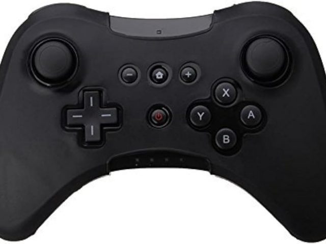 Part Soft Silicone Case for Nintendo Wii U Pro WiiU – Black