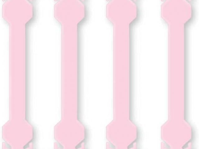 OcioDual 4 Ear Savers Flexible Elastic Extenders Pink for Mask Adjustable Extenders Anti-Pressure Rubber Hooks