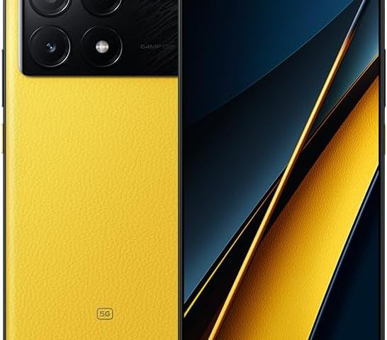XIAOMI POCO X6 Pro Smartphone 12GB RAM 512GB ROM, Dimensity 8300-Ultra, 6.67″ AMOLED Display, 5000mAh Battery 67W Turbo Charging, 64MP Triple Camera, Yellow
