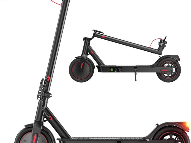 iScooter i8/i9Max/i9S Folding Electric Scooter for Teenagers and Adults, MAX Autonomy 30/40KM, MAX 25 KM/H, Load 100/120 kg, Dual Braking, 3 Elocity Modes, Daily Travel