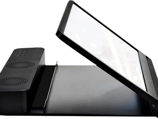 Mupaje De Pantalla Del Teléfono – Magnificador De Móvil | Amplificador De Pantalla HD De 12 Pulgadas Con Altavoces Duales | Ligadora De Teléfono Universal Para Películas, Videos, Lectura, Juegos | Amp